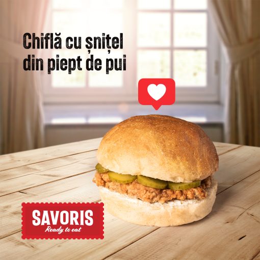SAVORIS CHIFLA SNITEL PIEPT PUI 170GR
