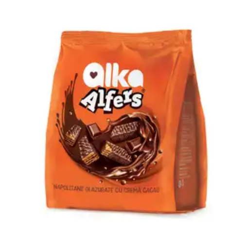 ALKA ALFERS NAPOLITANE 180GR CACAO GLAZURAT