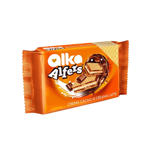 ALKA ALFERS NAPOLITANE 170GR CACAO/LAPTE