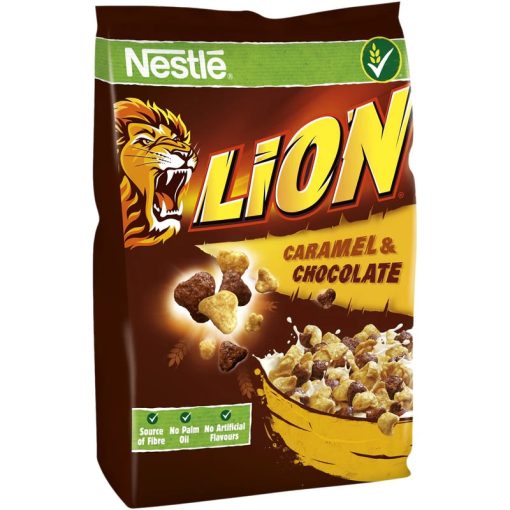 LION CEREALE 450GR CARAMEL/CIOCOLATA