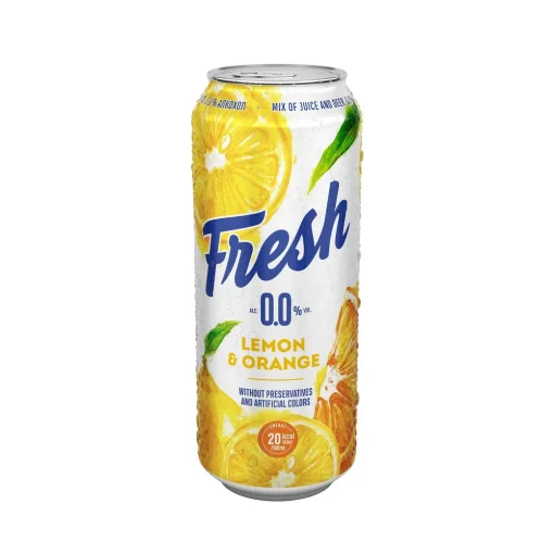 FRESH F ALCOOL 0.5L LEMON/ORANGE DOZA