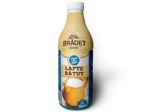 BRADET LAPTE BATUT 2% 900ML