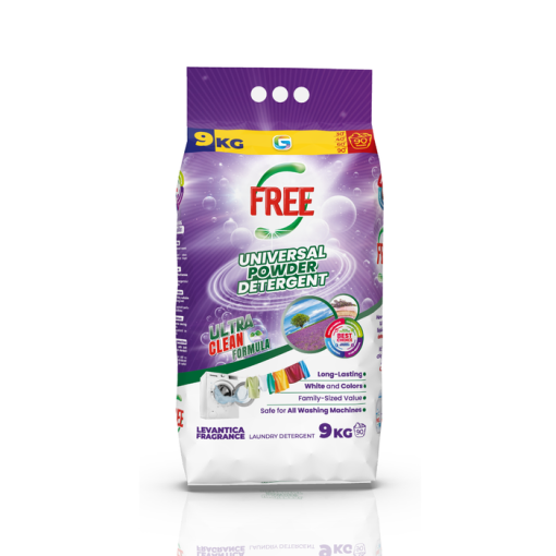 FREE DETERGENT PRAF UNIVERSAL 9KG LAVANDA