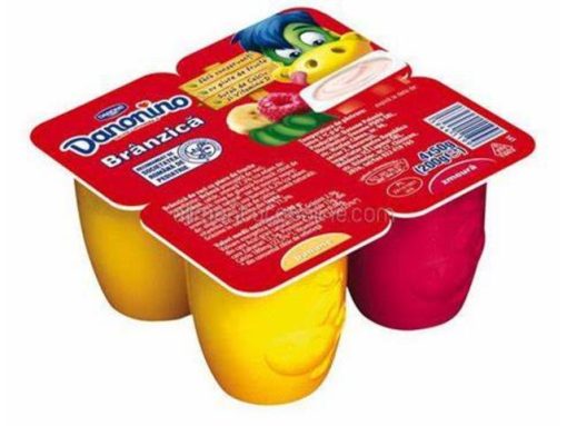 DANONINO 4X50GR BANANE/ZMEURA