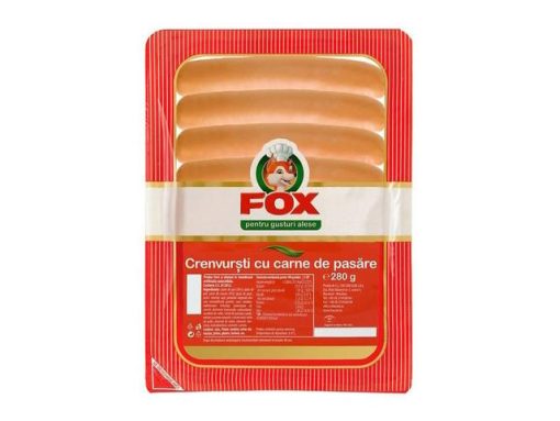FOX CRENVURSTI 280G CARNE PASARE