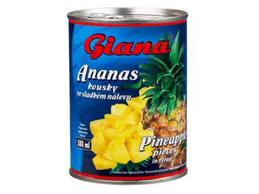 GIANA ANANAS 580ML BUCATI