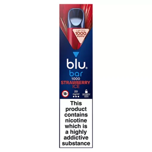 BLU BAR 1000PUF 20MG STRAWBERRY