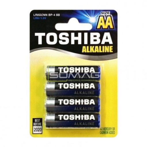 TOSHIBA BATERII R6 AA 4/SET