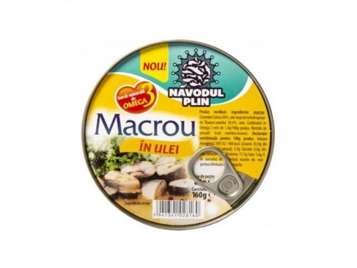 NAVODUL PLIN MACROU 160GR ULEI DE FL SOARELUI