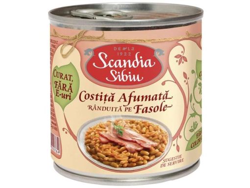 SCANDIA SIBIU FASOLE COSTITA 400GR