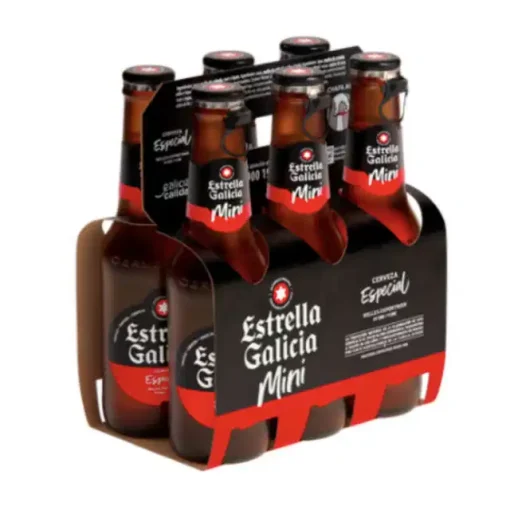 ESTRELLA GALICIA MINI ALC 5.5% PACK 6X200ML