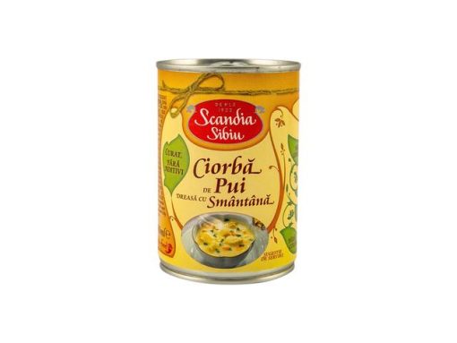 SCANDIA SIBIU CIORBA PUI/SMANTANA 400GR