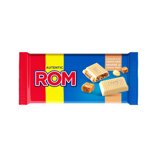 ROM CIOCOLATA ALBA 88GR ARAHIDE/CARAMEL SARAT