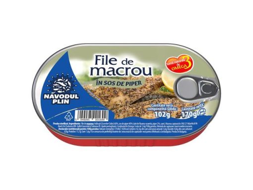 NAVODUL PLIN MACROU FILE 170GR SOS PIPER