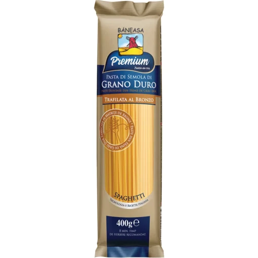 BANEASA PREMIUM SPAGHETTI GRAU DUR AL BRONZO 400G