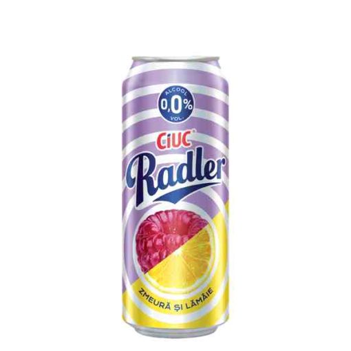 CIUC RADLER 0.5L ZMEURA/LAMAIE F ALCOOL DOZA