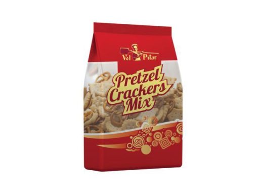 VEL P MIX PRETZEL CRACKERS 200GR