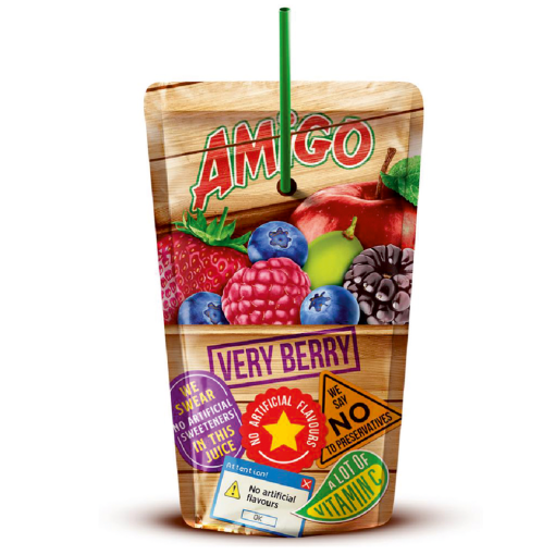 AMIGO 8X200ML FRUCTE PADURE