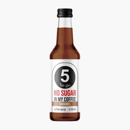 5 TO GO SIROP CAFEA F ZAHAR 0.50L CARAMEL