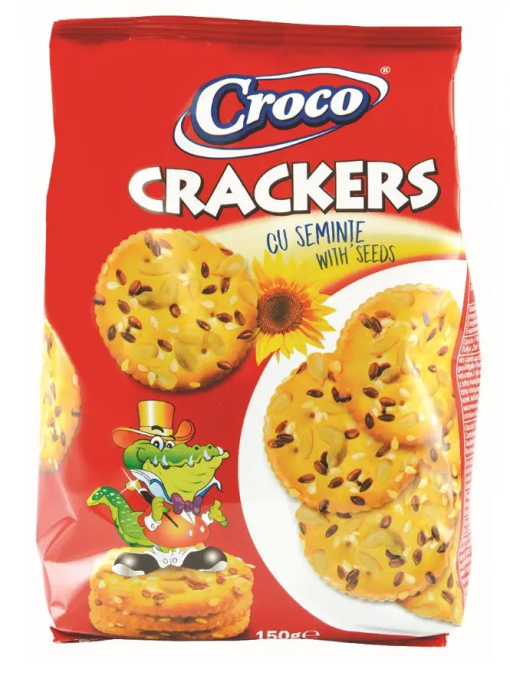 CROCO CRACKERS 150GR MIX SEMINTE