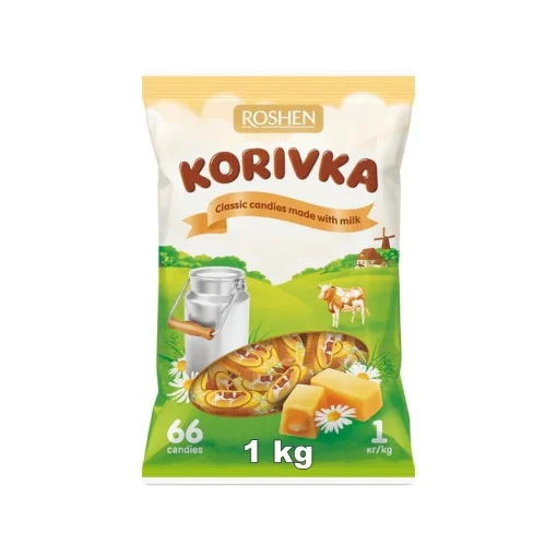 ROSHEN KORIVKA BOMBOANE FONDANTE 1KG LAPTE