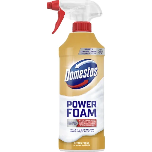 DOMESTOS 435ML POWER FOAM CITRUS