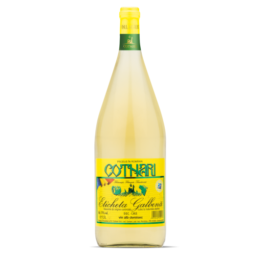 COTNARI ETICHETA GALBENA 1.5L ALB DD