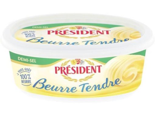 PRESIDENT UNT 80% 250GR TENDRE SEMISARAT