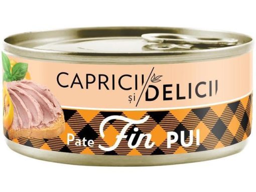 CAPRICII DELICII PATE FIN FICAT 120GR PUI 20%