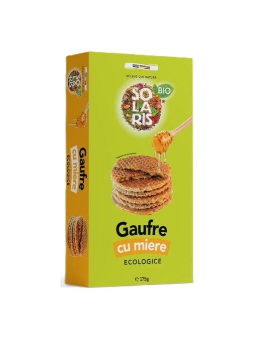 SOLARIS GAUFRE CU MIERE 175GR