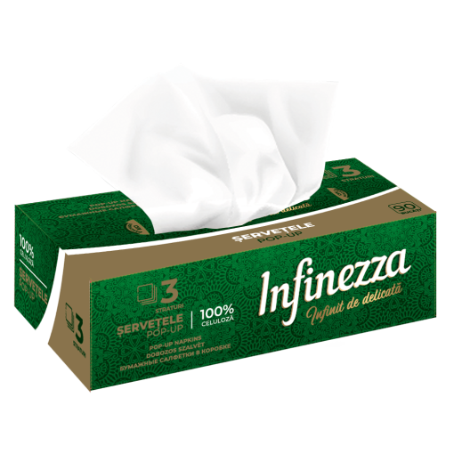 INFINEZZA SERVETELE CUTIE 3STR 90/SET