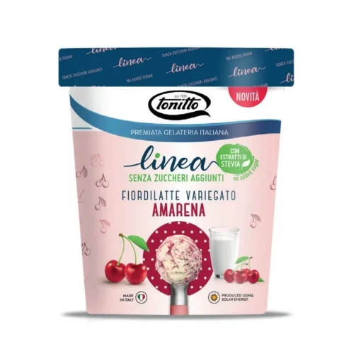 LINEA INGHETATA DE VANILIE CU SIROP DE CIRESE FARA ZAHAR 500ML