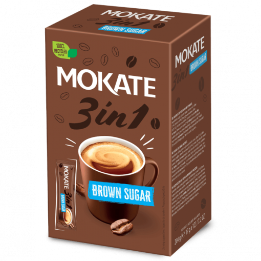 MOKATE 3IN1 24X17GR BROWN SUGAR