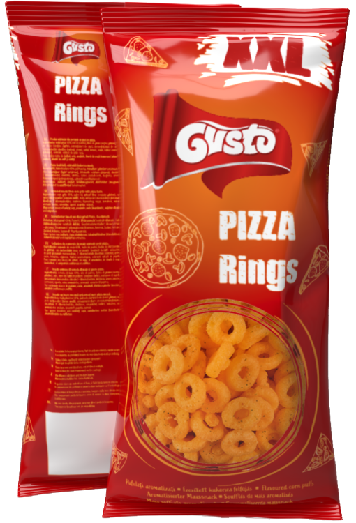 GUSTO SNACK 300G PIZZA RINGS