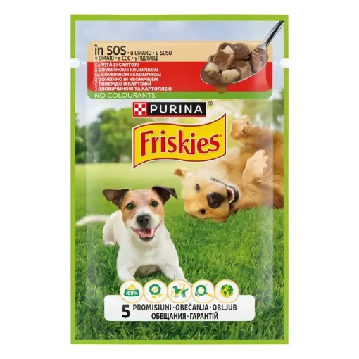 FRISKIES DOG JUNIOR VITA CARTOFI 85GR