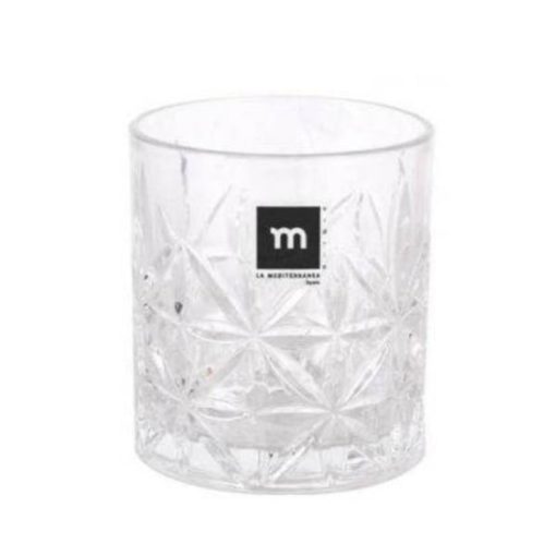 LA MEDITERRANEA PAHAR WHISKY 350CC 4/SET TRIK