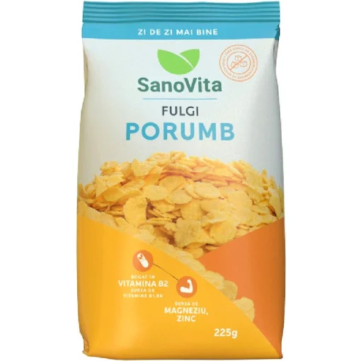 SANOVITA FULGI PORUMB 225GR FARA ZAHAR