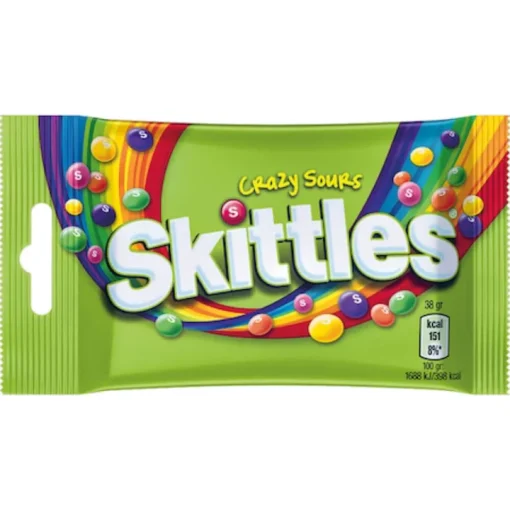 SKITTLES 38GR CRAZY SOURS