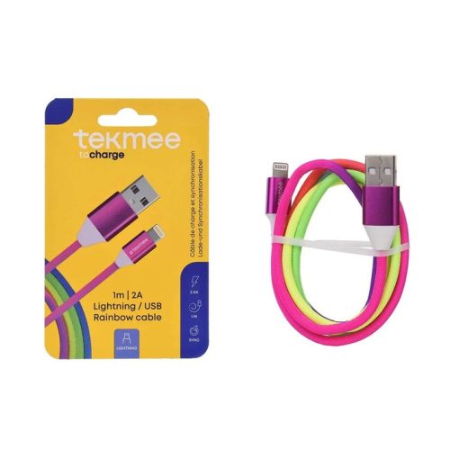 TEKMEE CABLU IPHONE/USB SILICON 1M 2.0A