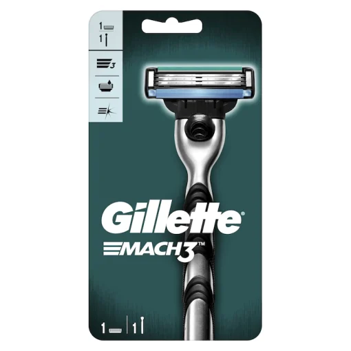 GILLETTE APARAT MACH 3+1REZ CHARCOAL