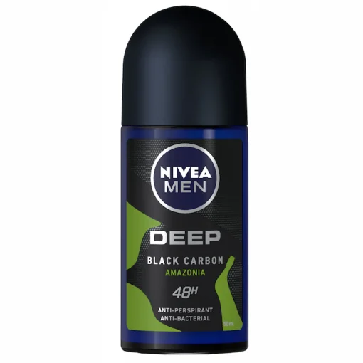 NIVEA ROLL-ON 50ML M DEEP BLACK CARBON