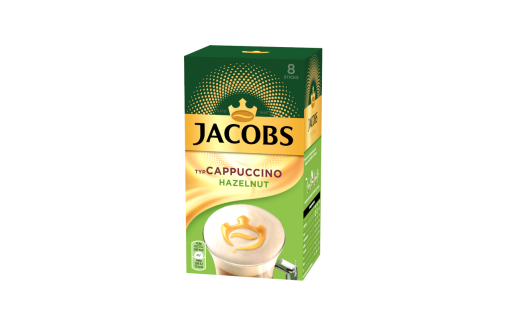 JACOBS CAPPUCCINO HAZELNUT 8X17.8GR