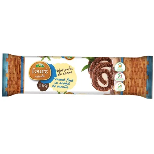 FOURE RULADA 300GR CACAO VANILIE