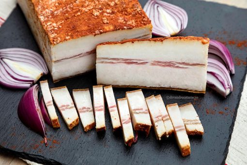 PLOO SLANINA AFUMATA BOIA SI DRAG VID /KG