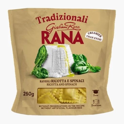 RANA RAVIOLI CU RICOTTA SI SPANAC 250G