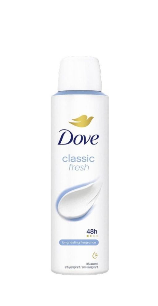 DOVE DEO 250ML W FRESH