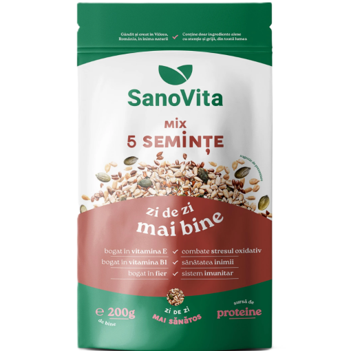 SANOVITA MIX 5 SEMINTE 200G ZIPPER