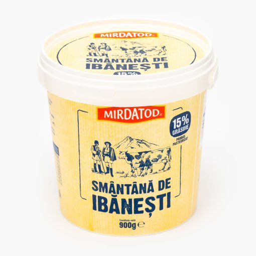 IBANESTI SMANTANA PASTEURIZATA 15% 900G