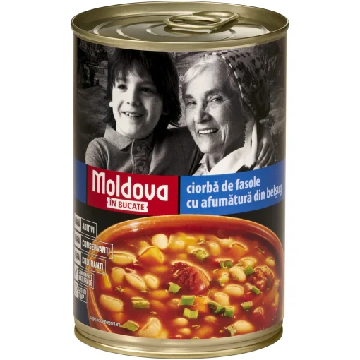 MOLDOVA IN BUCATE CIORBA DE FASOLE CU AFUMATURA 400G