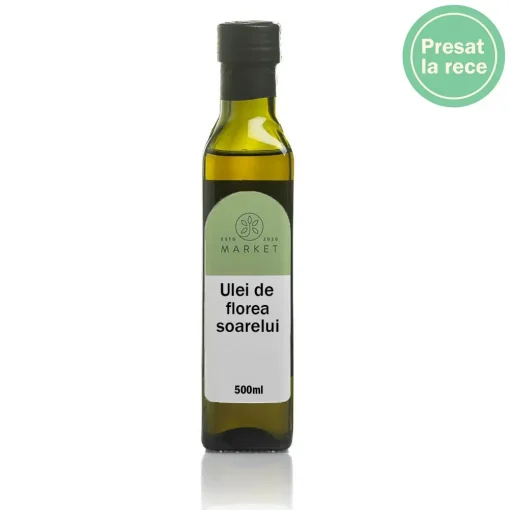 OLIO ULEI DE FLOAREA SOARELUI PRESAT LA RECE 500ML